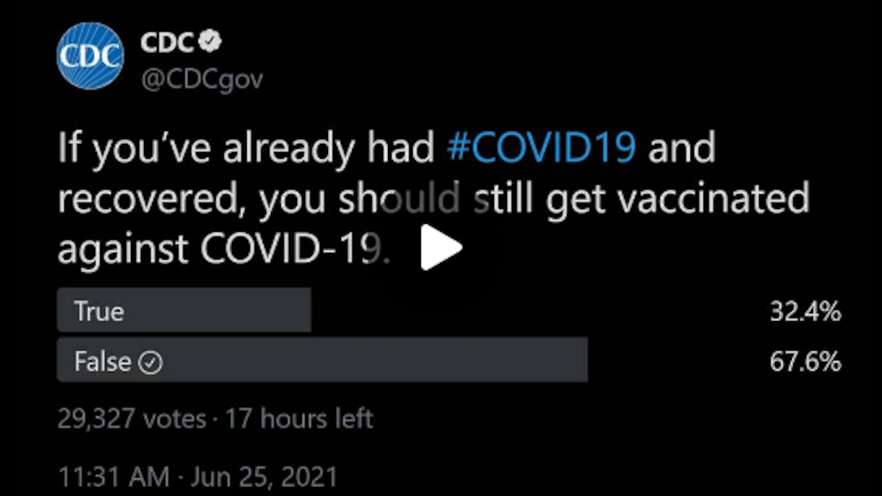 MASSIVE FAIL: CDC Twitter Propaganda Rejected _
