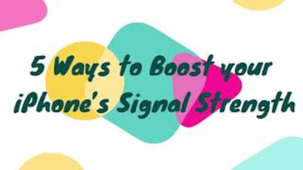 5 Ways to Boost your IPhone's Signal Strength