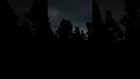 Lightning in the mountains