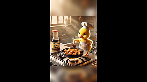 হার্ডওয়ার্কিং হাঁসের খুলুন রান্না #LittleDuck #funny #sad