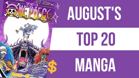 August's Best Selling Manga in Japan 2022