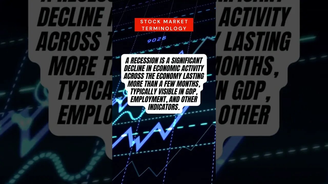 What Is a Recession? Quick Economics #Recession #Economics #Finance