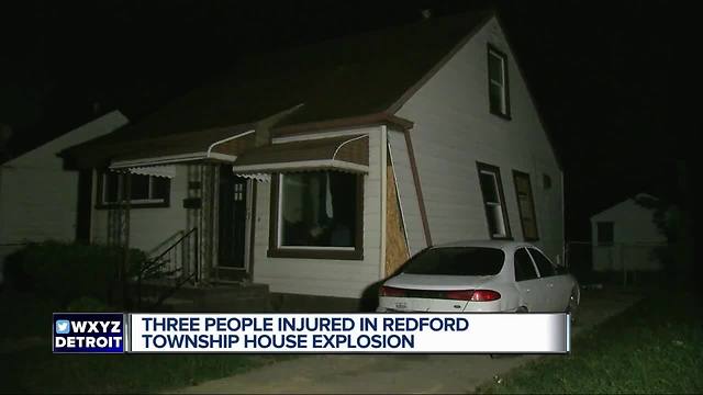 Three people hurt after metro Detroit marijuana house explodes