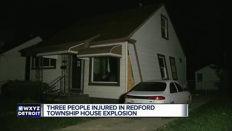 Three people hurt after metro Detroit marijuana house explodes