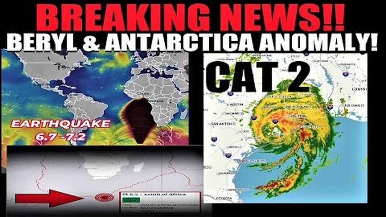 The Antarctica Anomaly CAUSED Hurricane Beryl!? (Major Africa EARTHQUAKE!) In2ThinAir