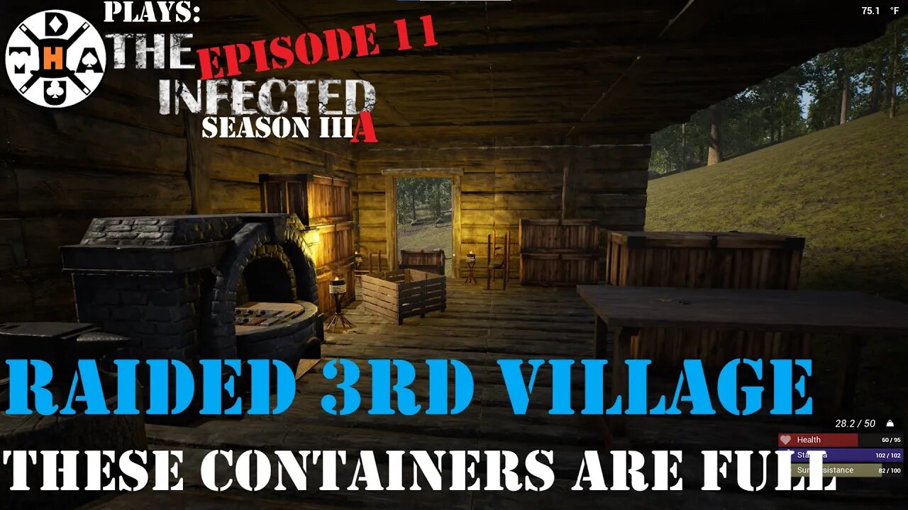 The Infected Gameplay S3AEP11 3rd Village Complete! We Have SO MUCH LOOT! Need Better Luck Soon!