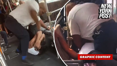 NJ bus driver savagely beats passenger, puts him in chokehold for spitting: video