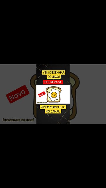 COMO DESENHAR PÃO COM OVO KAWAII FÁCIL #desenho #shorts #desenhofacil #desenholivre