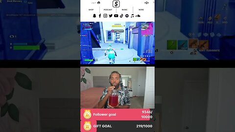 Fortnite gameplay with a Rock Mercury and his Rockers and Mercurians live on TikTok stream