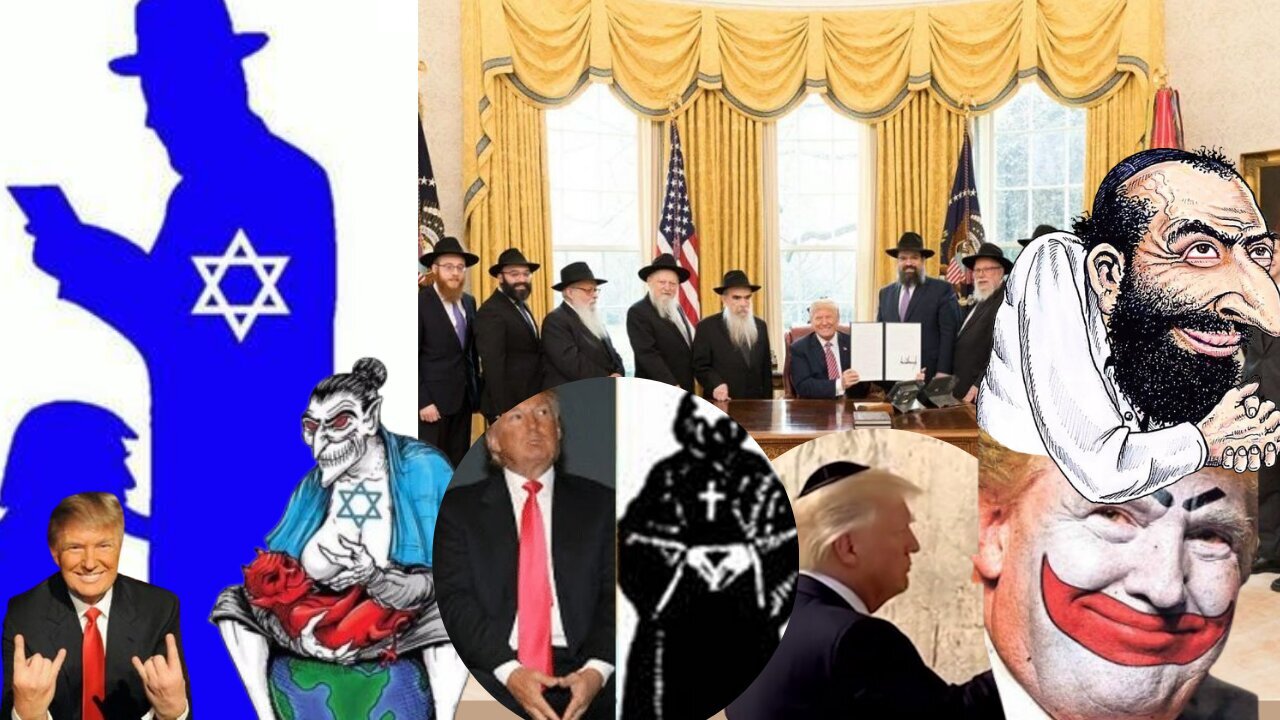 👹 AGENTS OF DEMONS - PART EIGHT - Trump "The Messiah" Bowing to Talmudic Jew