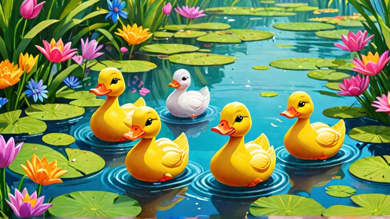 Five Little Ducks | Super Song For Kids |#fivelittleduck #kidssong#childrenssongs #ducksong #kidsfun