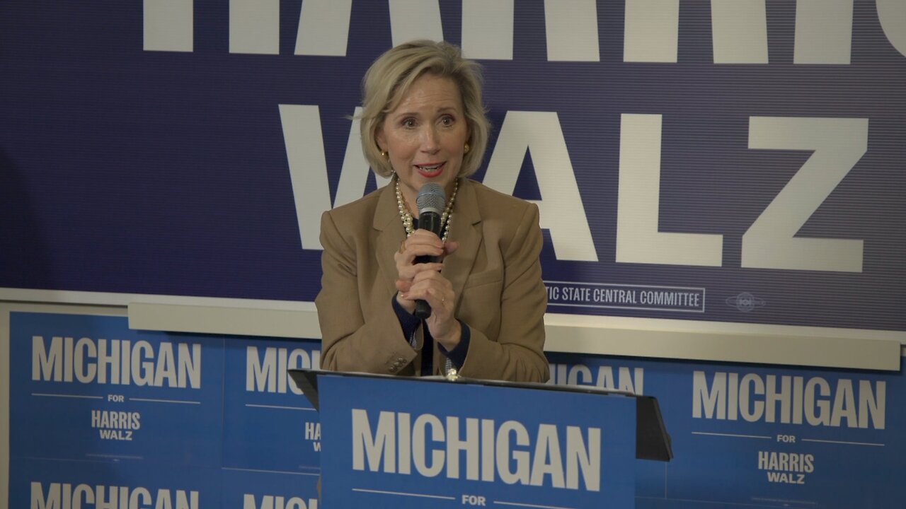 Gwen Walz, Wife of Minnesota Gov. Tim Walz, Speaks at Field Office in Ann Arbor