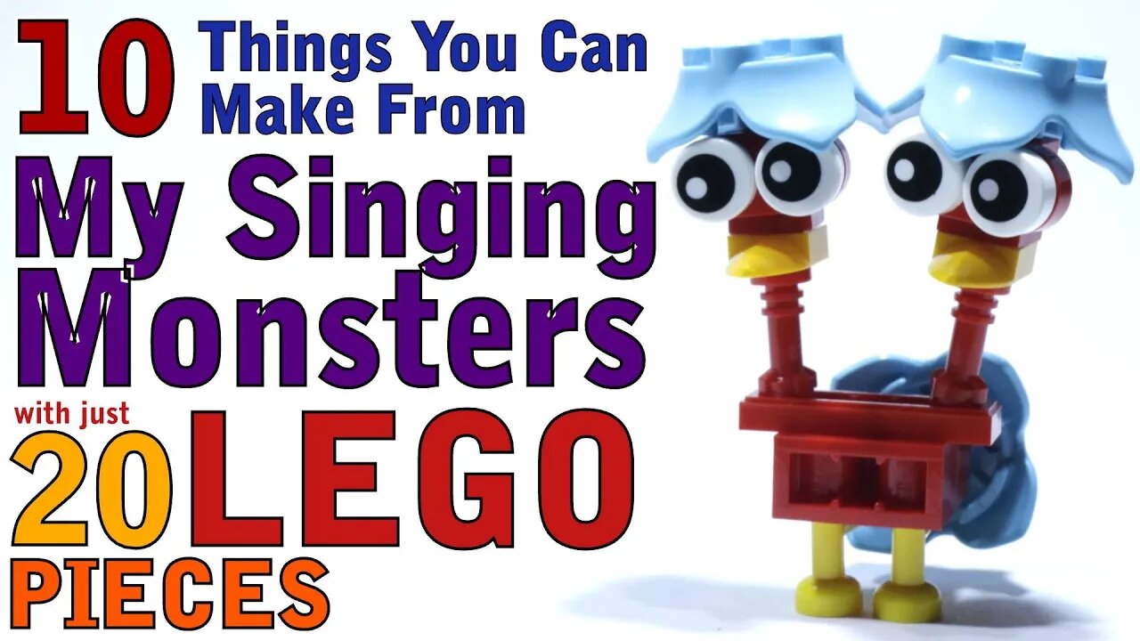 10 My Singing Monsters things you can make with 20 Lego Pieces