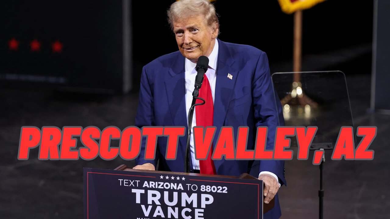 DONALD TRUMP, RALLY, PRESCOTT VALLEY, ARIZONA