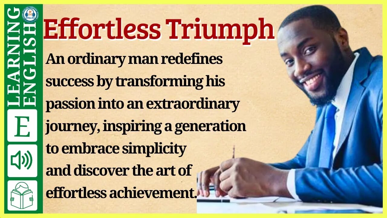 english story for listening ⭐ Level 4 – Effortless Triumph | WooEnglish