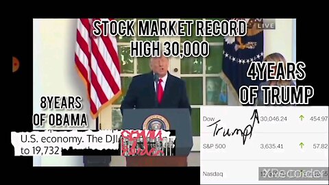 TRUMP 30,000 STOCK MARKET RECORD!