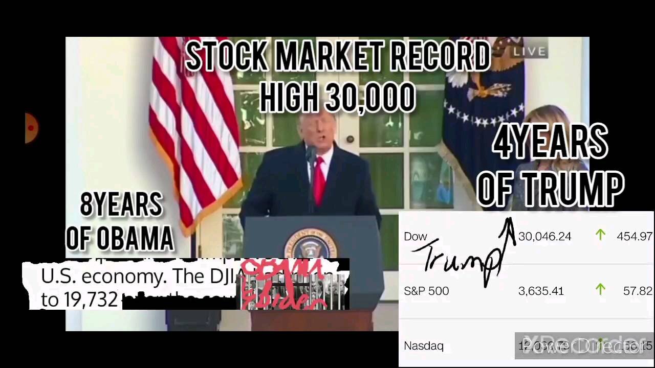 TRUMP 30,000 STOCK MARKET RECORD!