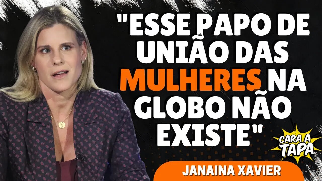 JANAINA XAVIER DIZ QUE COLEGAS VIRARAM AS COSTAS QUANDO FOI AMEAÇADA PELA DIREÇÃO DA GLOBO