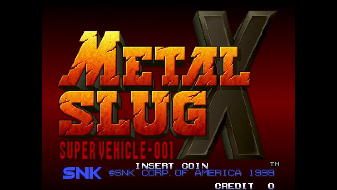 Metal Slug X (Neo Geo) Playthrough