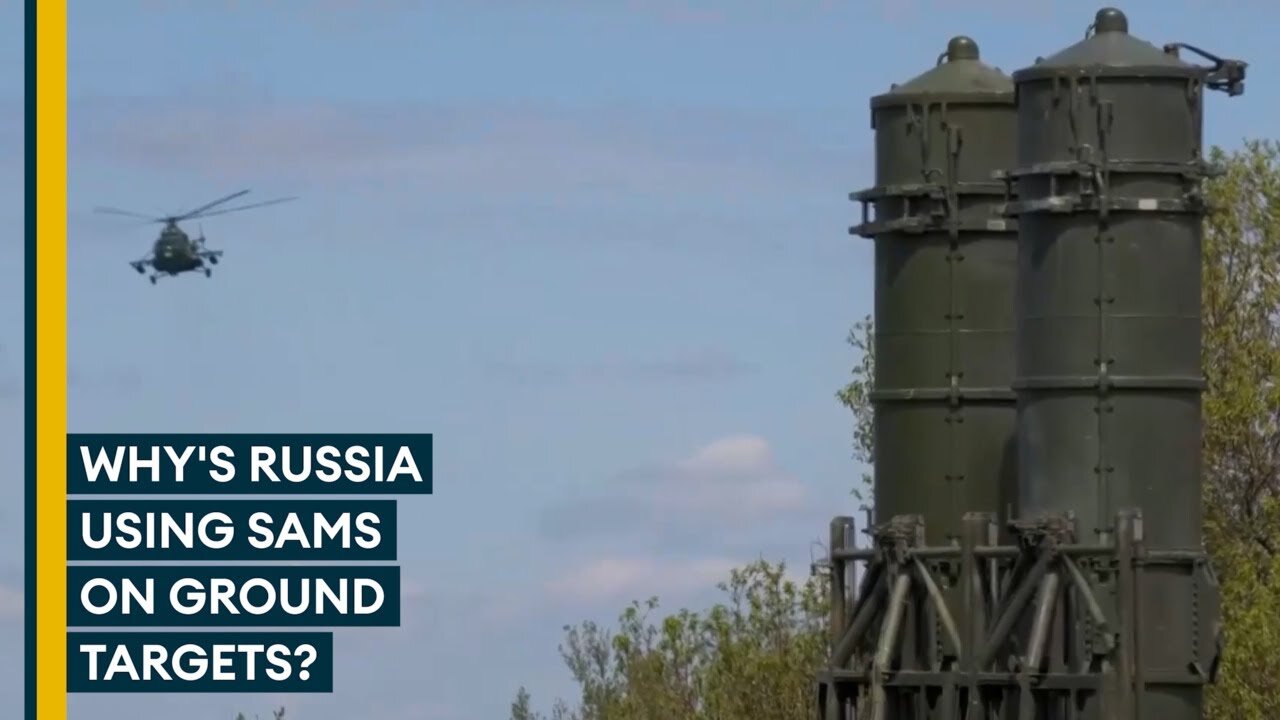 Why is Russia using surface-to-air missiles to hit ground targets?