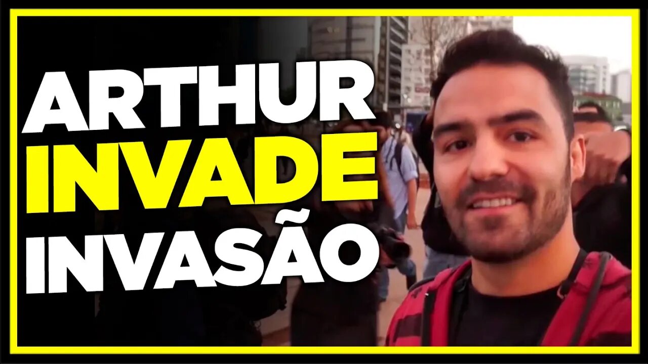 REACT ARTHUR INVADIU INVASÃO DO MTST! | Cortes do @MBLiveTV