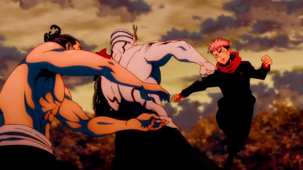 Best Anime Fight - Itadori & Todo vs Hanami