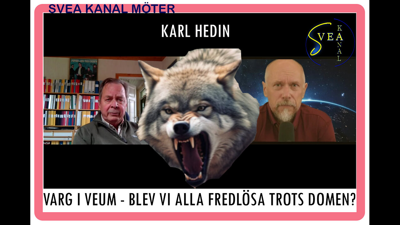 Svea Kanal Möter 15: Karl Hedin. Varg i Veum - blev vi alla fredlösa trots domen?