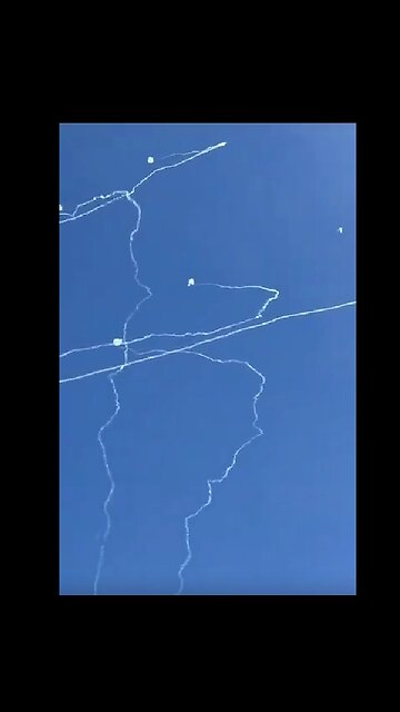 IRON DOME INTERCEPTS HEZBOLLAH ROCKETS