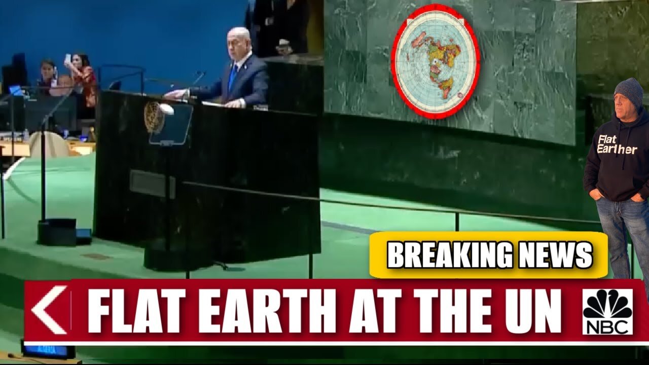 Netanyahu delivers FLAT EARTH address to United Nations - 9/27/2024 - World Leaders