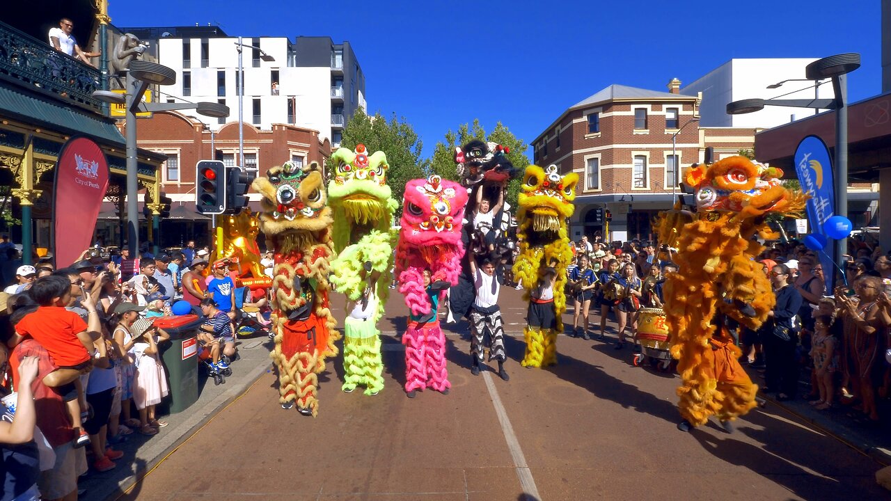 Lion Dance Jimmy Tsui Perth Chinese New Year Fair CNY Australia