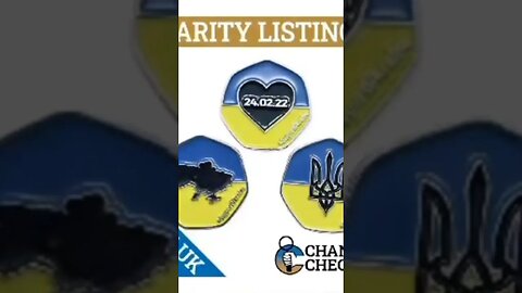 #RARE #ORIGINAL #SUPPORTUKRAINE #SETOFTHREE #SERIESWITH #COA #tgbch #changecheckercom #blue #yellow