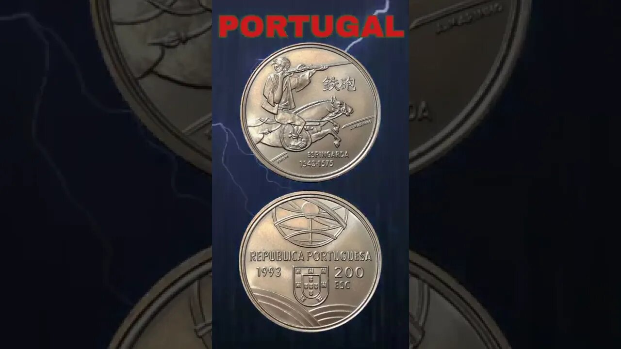 Portugal 200 escudos 1993.#shorts #coinnotesz