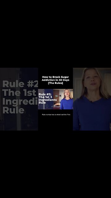 Break Sugar Addiction in 30 Days - Rules 1 & 2 #shorts