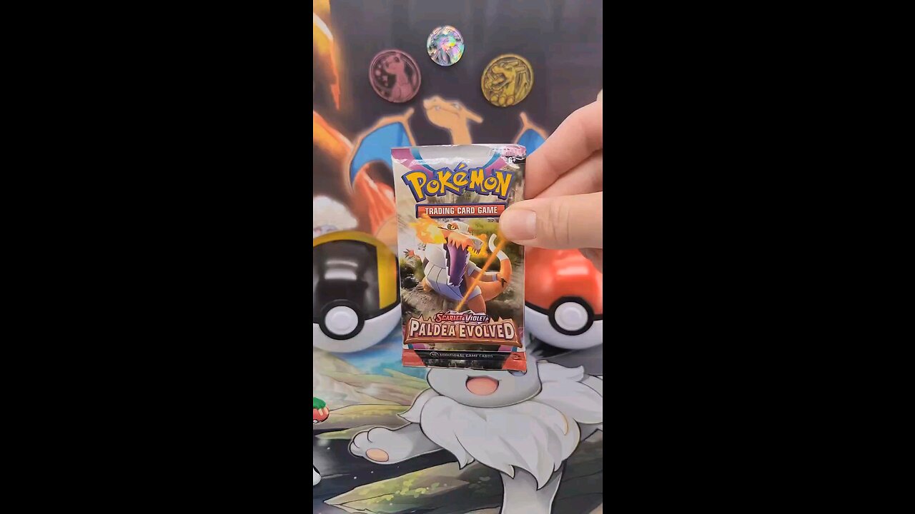 Opening #paldeaevolved #pokemon #pokemoncards booster pack! #pokemontiktok #pokemoncommunity #anime