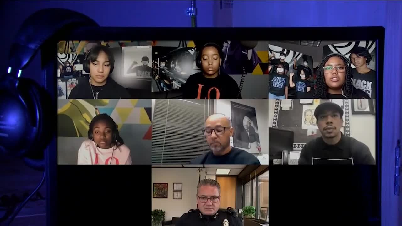 DPS students interview Denver Police chief about policies, incorporating Black history in training