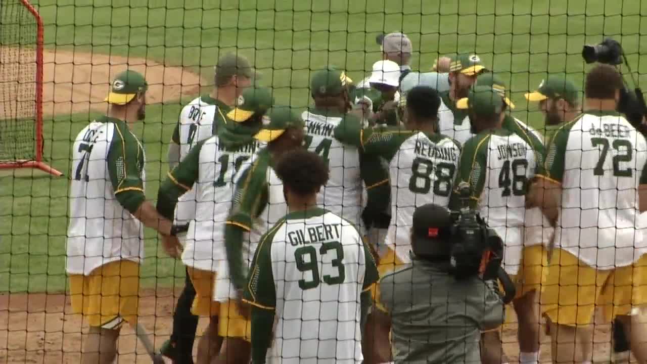 Team Offense rides offensive outburst to Green and Gold Charity Softball Game win