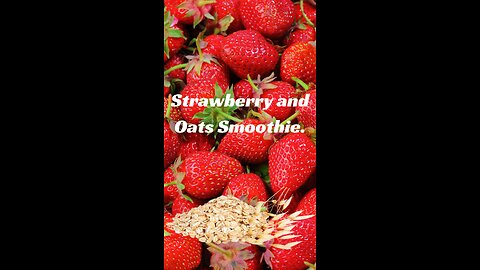 Strawberry and Oats Smoothie