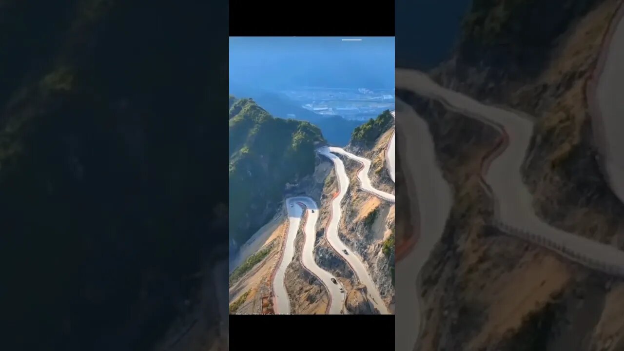 Beautiful road and land scape captured by my drone || awesome nature ever captured #shorts