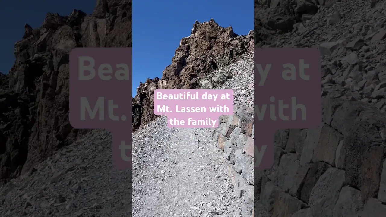 Family Hike to the top of Mt. Lassen 🥰