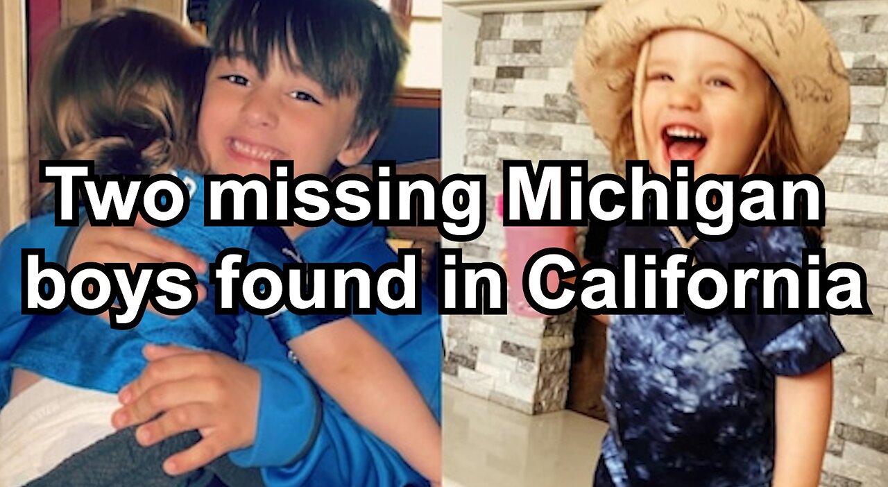 Two missing Michigan boys found in California