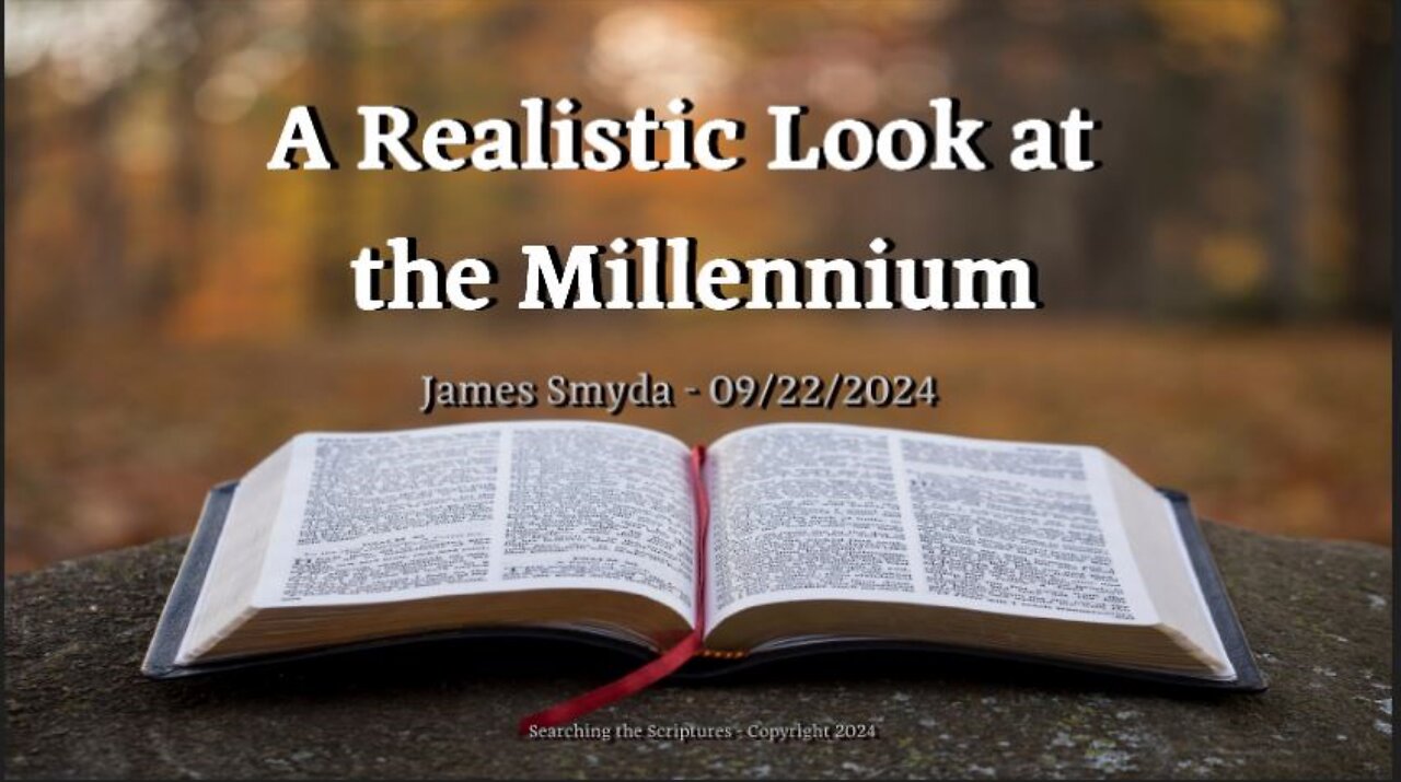 James Smyda - A Realistic Look at the Millennium
