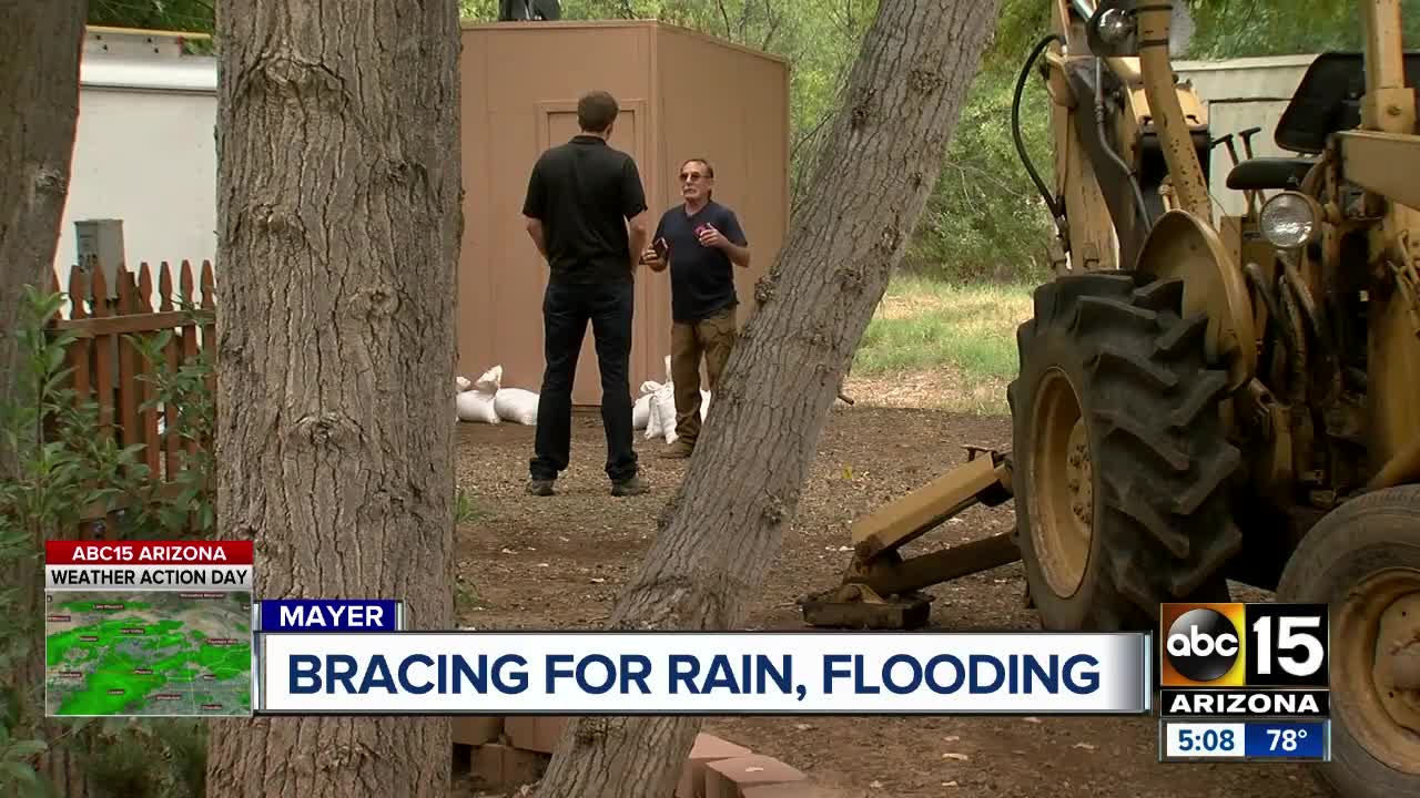 City of Mayer bracing for rain and possible flooding