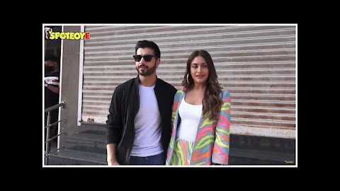 Sharad Malhotra & Surbhi Chandan promote their first music video bepanaah pyaar | SpotboyE