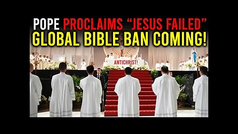 🛑 I THOUGHT IT WAS A HOAX UNTIL I WATCH THE RAW VIDEO! POPE'S ONE WORLD RELIGION IS ON!!