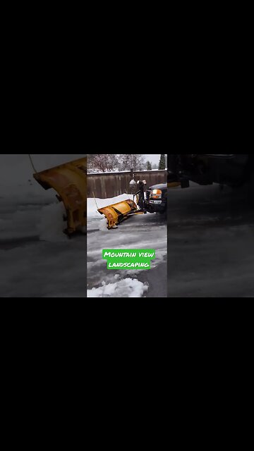 GMC Sierra Vortec MAX snowplow truck