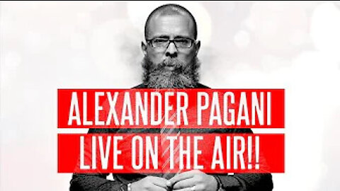 We're Live On The Air! Alexander Pagani