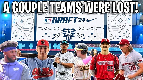 The Worst Picks From The 2024 MLB Draft!