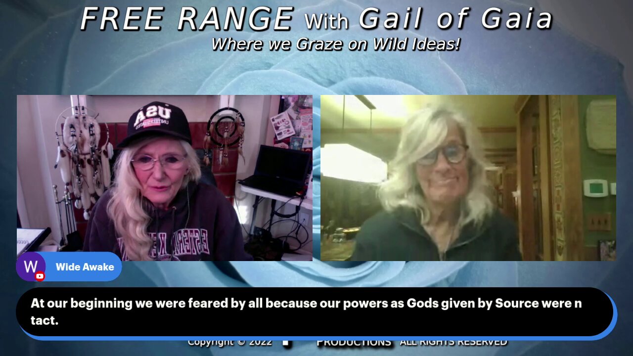 "Annie's Story of Blu Vision Oracle" With Annie Blu & Gail of Gaia on FREE RANGE