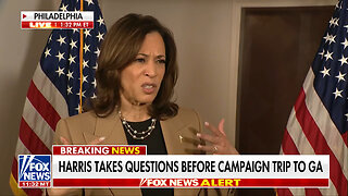 Kamala Harris Holds Rare Press Gaggle