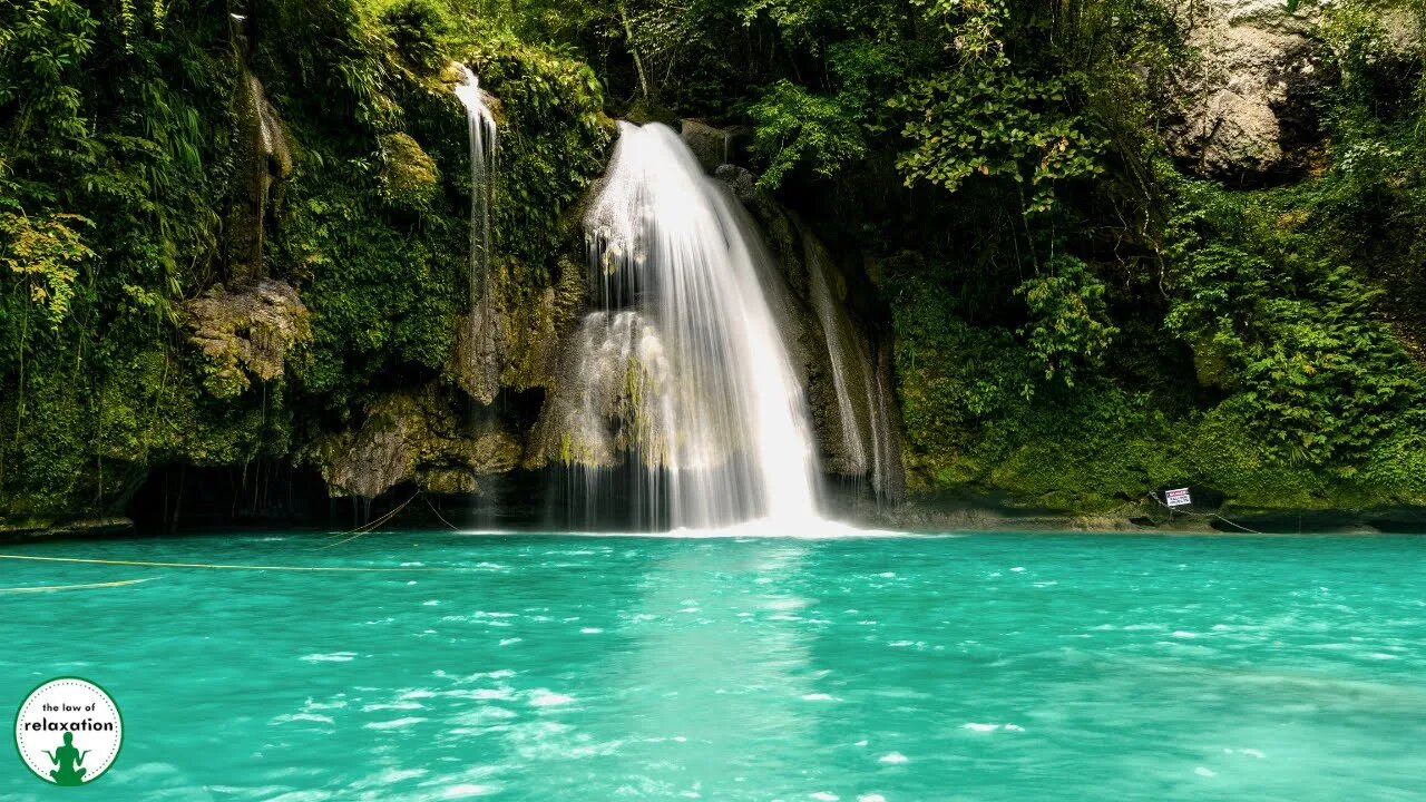 3 Hours of Gentle Waterfall Sounds for Relaxing Sleeping | Meditation